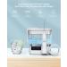 AUPO Water Flossers Hand held Water flossers for Teeth Rechargeable Electric Dental Oral Irrigator 600ml Water Tank Toothbrush Combo in One 10 Modes Water Flosser with Wire Travel Home