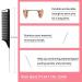 Hair Styling Comb Wax Sticker Set with Edge Brush for Women - 5pcs - Buy Online on GoSupps.com