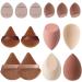 Powder Puff 14 Powder Puff Reusable Velvet Powder Puff with Strap Triangle Powder Puff Soft Cosmetic Foundation Powder Sponge Cushion Puff Resuable Foundation Sponge With Strap forDry Makeup Light Coffee - Buy Online on GoSupps.com