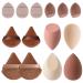 plsyyuw Makeup Sponge Blender Blending Sponge & Makeup Sponge Set | Powder Puff Long Lasting Beauty Sponge Wet & Dry Use for Women Girlfriend Mother Wife Light Coffee