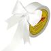 LEEQE Double Face 1-1/2 inch White Satin Ribbon - 50 Yards - Perfect for Weddings, Parties, and Gift Wrapping - Buy Online on GoSupps.com