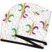 Hair Towel Wrap | Quick Drying Hair Turban with Button | Mardi Gras Carnival Design - Buy Online on GoSupps.com