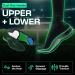 Lux Dual Grip Sports Insoles GripArray - Shock Absorbing Athletic Inserts for Soccer Running Golf Basketball & Tennis - Men & Women Med L (9.5-13 / 11-14.5 - Buy Online on GoSupps.com