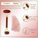 Jade W3915 Double-Headed Massage Device with Pink Opal Stone | Weight Loss & Anti-Fold Neck Massager | Gua Sha Skin Care Tools in Gift Box - International Shipping Available - Buy Online on GoSupps.com