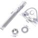 AOKWIT 25KN Anchor Hooks Set - Heavy Duty Climbing Hangers and Bolt for Safe Rock Climbing - 1 Pack - Buy Online on GoSupps.com