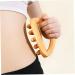 Wood Therapy Massage Tools - 14 Pearl Wood Roller for Lymphatic Drainage & Cellulite Reduction | Body Shaping Gua Sha Device - Buy Online on GoSupps.com