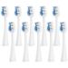 Replacement Toothbrush Heads for Waterpik Complete Care 5.0/9.0 Tooth Brush and for AquaSonic Duo Series and Home Dental Center Electric Toothbrush 10 Count White 1 Count (Pack of 10)