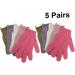 FOMIYES 10 Pairs Exfoliating Shower Gloves - Five-Finger Bathing Mitts for Soft Skin & Spa Experience | International Shipping Available - Buy Online on GoSupps.com