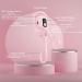 ATTEASAY Heated Eyelash Curler | 3 Heat Modes, LCD Display, USB Rechargeable - Pink - Buy Online on GoSupps.com