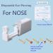D-I-Y Nose Piercing Kit: Disposable, Sterile Nose Piercing Gun with Gold Color Body Jewelry - 2mm White CZ-G201# Stud - Safe and Easy to Use - 1 Pack - Buy Online on GoSupps.com
