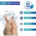 NECTUR 7 Pair Reusable Ear Plugs for Sleeping 22 DB NRR Noise Cancelling Soft Silicone Ear Plugs for Sleeping Waterproof & Wax Moldable Earplugs for Ease in Work Concerts Swimming (0.6 White) - Buy Online on GoSupps.com