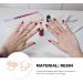 Palettes de Bagues Nail Art en R sine 2 Pi ces Plateau Coquillage M lange de Couleurs Outil Pratique pour Manucure DIY et Professionnels en Salon - Buy Online on GoSupps.com