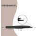 (4-Piece) Professional Stainless Steel Tweezers Set Precision Eyebrows Tweezers for Trimming Eyebrows Debris Ingrown Hairs Facial Hair and Blackheads (4 Different Tweezer Tips Pink) - Buy Online on GoSupps.com