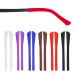 Silicone Glasses Retainer 6 Pairs Anti Slip Glasses Ear Hook Grip Colorful Eyeglass End Tips Anti-Slip Cover for Eyeglasses Ear Hook Ear Socks Leg Tubes for Thin Metal Eyeglass Sunglasses Legs