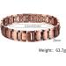 Men's Adjustable Black Copper Bracelet with 3500 Gauss Magnets - Buy Online on GoSupps.com