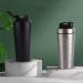 Soynogya Stainless Steel Protein Shaker 500ml - Sport & Fitness Egg White Mixer - Durable Black Design for Optimal Performance - Buy Online on GoSupps.com