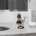 Stainless Steel Shaving Brush Stand & Razor Holder for Shower Room - Bathroom Shaver Kit Organizer (Brushed Nickel) - Buy Online on GoSupps.com