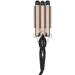 Electric Hair Curler 3 Barrel Curling Iron Wand Adjustable Hair Curler Waver Crimper Hair Styling Tool (Gold 22mm) - Buy Online on GoSupps.com