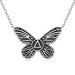Sobriety Gift 925 Sterling Silver Alcoholics Anonymous Necklace AA Recovery Symbol Sobriety Alcoholics Anonymous Gifts for Women Men Butterfly AA