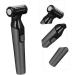 SOLUSTRE pilateur lectrique Multifonction 2-en-1 Compact Noir Tondeuse Poils Corps 3 Lames Rechargeable sur Piles pilation Visage Bras et Jambes Soin Personnel Femme - Buy Online on GoSupps.com