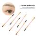 6pcs Pink Eyebrow Brush Set | Mascara & Powder Brushes | Miss Artificial Fiber Perfect for Flawless Brows - Buy Online on GoSupps.com