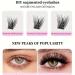 DIY Eyelash Extension Kit - 200 Mixed Length Clusters for Perfect Lash Extensions - Black - Buy Online on GoSupps.com