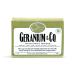 Opas Geranium Soap 100% Natural Carcinogen Free Cold Processed Fresh Flowery Clean Scent Raw Organic Cocoa Butter Made with Natural Essential Oils Lemon Rosemary Lavender
