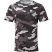 BEUU Men's Soldier Camo Crewneck T-Shirt - Gray, XL | Summer Athletic Muscle Tee - Buy Online on GoSupps.com