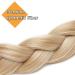 Silk-Co Women Hair Band | 3 Strand Blonde Braided Headband for Weddings | Elastic Hair Tie & Braids Extensions - Vintage Style 1.5cm Wide - Buy Online on GoSupps.com