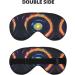 Space Spiral Cosmic Energy Print Eye Mask | Double-Sided Soft & Light Blocking for Better Sleep - Buy Online on GoSupps.com