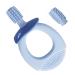 Soft Silicone 360 Baby Toothbrush & Teether for Infants Toddlers & Kids - Blue - International Shipping - Buy Online on GoSupps.com