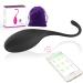 Kegel Ball Kit Multi Mode Pelvic Trainer Intelligent Pelvic Floor Muscle Trainer Bladder Control Exerciser for Women (Black)