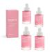 REAHSYTE Peptide 12 Skin Firming Serum for Face with Niacinamide & Bakuchiol Anti-Aging & Hydrating Facial Treatment Boosts Radiance & Smooths Fine Lines - 1 Fl Oz 4Pcs