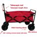 Folding Camping Wagon/Cart - Collapsible Sturdy Steel Frame Garden/Beach Wagon/Cart - Buy Online on GoSupps.com