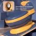 Potty Training Toilet with Realistic Seat & Tissue Dispenser - Non-Slip Toddler Potty Chair in Mellow Yellow/Navy Blue - Buy Online on GoSupps.com