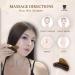 Sodacoda Gua Sha Set - Traditional Chinese Beauty Face Massage with Tiger Eye Semi-Precious Stone Scraper and Roller - Buy Online on GoSupps.com