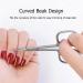 Kitchen Scissors Manicure Scissors Curved Tip Scissors Professional Stainless Steel Nail Dead Skin Remover - Buy Online on GoSupps.com
