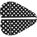 Hair Towel Wrap - Quick Drying Towel Turban with Button | Black & White Polka Dot - Buy Online on GoSupps.com