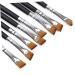 FRCOLOR 30 Pcs Angle Makeup Brush Set | Eyebrow Filler & Eye Makeup Brushes | Precision Wooden Tools for Flawless Beauty - Buy Online on GoSupps.com