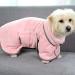 Fast-Drying Microfiber Dog Towel - Soft Bathing Accessories for Small & Medium Dogs & Cats (M Pink) | Befitery - Buy Online on GoSupps.com