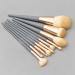 10 Wooden Handle Makeup Brush Set | Premium Matte Powder Makeup Tools for Flawless Application - Buy Online on GoSupps.com