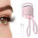 Heated Eyelash Curler Electric Eyelash Curler - Pink