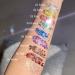 GL-TURELIFES Mermaid Sequin Chunky Glitter Liquid Eyeshadow & Body Gel - Festival Makeup Sparkling 30g (03 # Pink) - Buy Online on GoSupps.com
