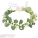 IWOWHERO Floral Headband Bride Flower Green Floral Headpiece Flower Headwear Guirnaldas Para Vintage Newspaper Wallpaper Wedding Flower Crown Wedding Garland Tiara Travel Iron Flowers Hair - Buy Online on GoSupps.com