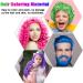 Temporary Hair Color Wax for Halloween - Green, Pink, Blue, Purple | Washable Dye for Kids & Adults - DIY Hairstyle for Party & Cosplay - Buy Online on GoSupps.com