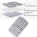 2Pcs Portable Waterproof Baby Changing Mat Set - Grey | 60 X 37cm | Lightweight & Easy to Clean | Ideal for Travel & Home Use - Buy Online on GoSupps.com