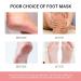 3 Pairs of Foot Masks - Peeling Socks for Soft Smooth Feet | Corneal & Dead Skin Remover | Heal Rough Heels for Men & Women - Peach Peach - Buy Online on GoSupps.com