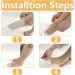 Open Toe Compression Sock Aid - Easy Slide Slip Applicator for Elderly, Disabled, Pregnant - 2 Pcs 1 Pair - Buy Online on GoSupps.com