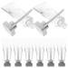 CLISPEED Tubes de Brillant L vres Vides 4 Ml de Dentifrice 8 Pi ces Contenants Rechargeables Transparents pour Soin des L vres Flacons Portables Anti-Fuites pour Voyages et