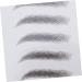 FOMIYES 2pcs 3d Eyebrow Stickers Lady Tools 3d Stickers Artificial Eyebrow Miss Eyebrow Shape The Lazy - Buy Online on GoSupps.com